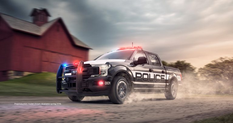 ACTUALITÉ AUTO : Un Ford F-150 préparé pour la police